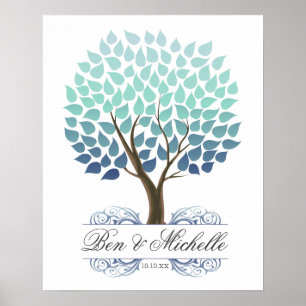 Winter Tree - 100 Signature Livre d'or Alternative
