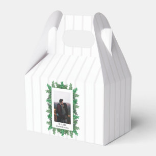 Winter Tree Branches Photo Wedding Favor Box