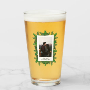 Winter Tree Branches Photo Wedding Glass