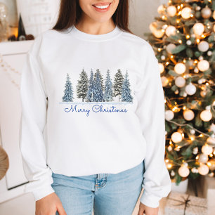Winter Tree Merry Christmas Sweatshirt