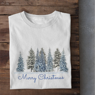 Winter Tree Merry Christmas T-Shirt