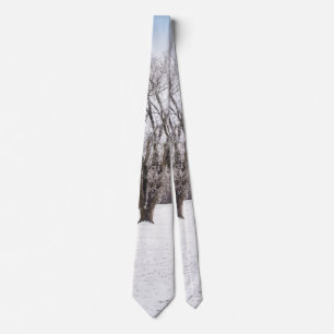 Winter Tree Neck Tie