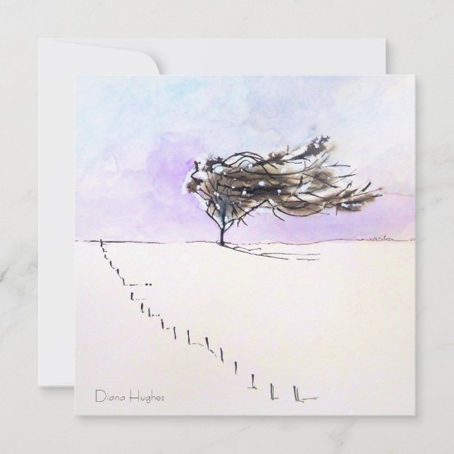 Winter Tree Save The Date (Front)