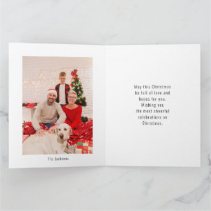 Winter Tree with Red Birds Minimalist Christmas  Card