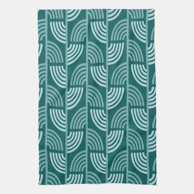 Winter trees 2. Abstract pattern Kitchen Towel (Vertical)