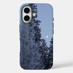 Winter Trees at Dawn Montana Landscape iPhone 16 Case