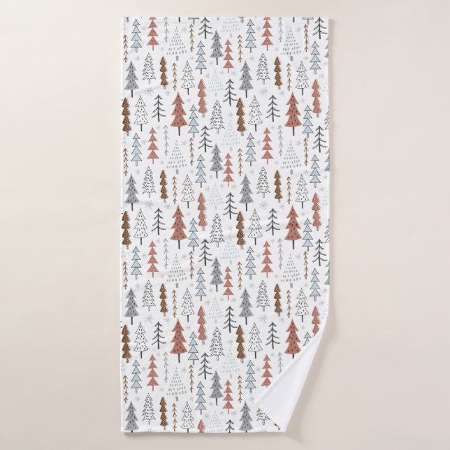 Winter Trees Bath Towels (Bath Towel)