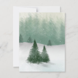 Winter Trees Card