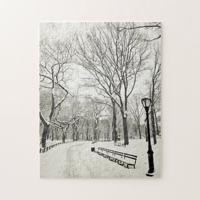 Winter Trees Covered in Snow Jigsaw Puzzle (Vertical)