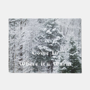 Winter Trees Doormat