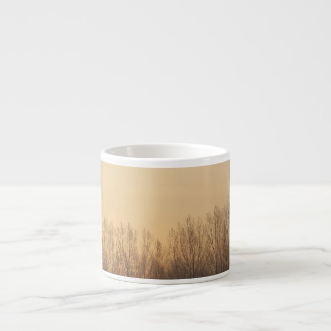 Winter Trees Espresso Cup (Front)