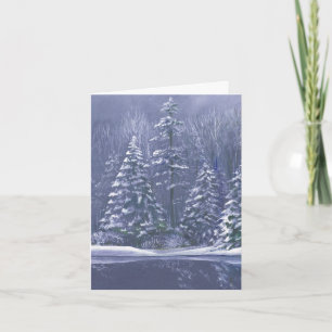 "Winter trees" fine art card