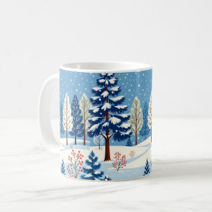 Winter Trees in Snow Coffee Mug