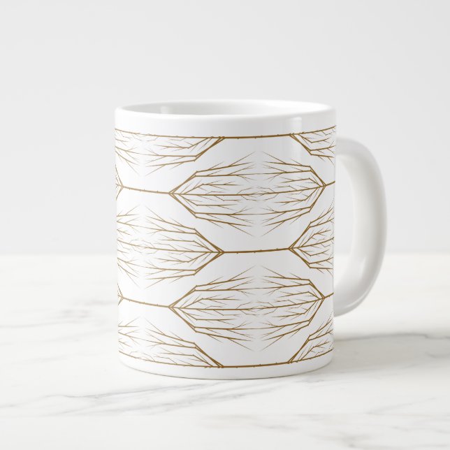 Winter Trees Jumbo Mug (Front Right)