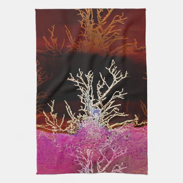 WINTER TREES KITCHEN TOWEL (Vertical)