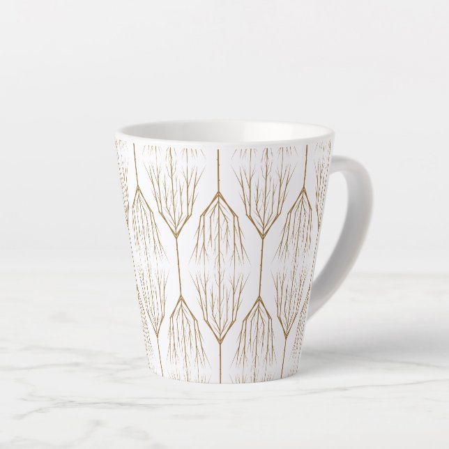 Winter Trees Latte Mug 12oz. (Right Angle)