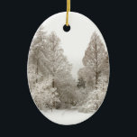 Winter Trees Ornament Personalized Winter Decor<br><div class="desc">Winter Wonderland Ornaments Personalized Holiday Snow Covered Trees Classic Winter Decorations Beautiful Peace Joy Custom Christmas Gifts Hanukkah Neutral Holiday Decorations Your Name Here Keepsakes & Winter Wonderland Gifts for Friend Family Men Women Kids Home & Office Customizable Winter Ornaments Stylish Nondenominational Holiday Decorations Personalized Holiday Greetings Christmas / Hanukkah...</div>