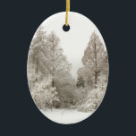 Winter Trees Ornament Personalized Winter Decor<br><div class="desc">Winter Wonderland Ornaments Personalized Holiday Snow Covered Trees Classic Winter Decorations Beautiful Peace Joy Custom Christmas Gifts Hanukkah Neutral Holiday Decorations Your Name Here Keepsakes & Winter Wonderland Gifts for Friend Family Men Women Kids Home & Office Customizable Winter Ornaments Stylish Nondenominational Holiday Decorations Personalized Holiday Greetings Christmas / Hanukkah...</div>