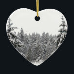 Winter Trees Ornament Personalized Winter Decor<br><div class="desc">Winter Wonderland Ornaments Personalized Holiday Snow Covered Trees Classic Winter Decorations Beautiful Peace Joy Custom Christmas Gifts Hanukkah Neutral Holiday Decorations Your Name Here Keepsakes & Winter Wonderland Gifts for Friend Family Men Women Kids Home & Office Customizable Winter Ornaments Stylish Nondenominational Holiday Decorations Personalized Holiday Greetings Christmas / Hanukkah...</div>