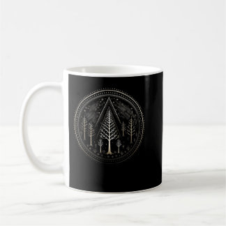 Winter Trees Outdoors Nature Forrest Art Graphic Coffee Mug