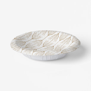 Winter Trees Paper Bowl Paper Plate