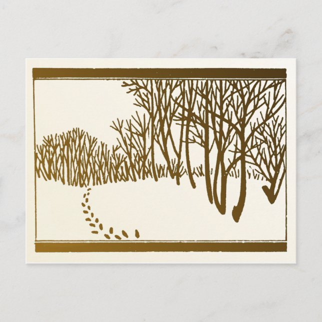Winter Trees Postcard (Front)