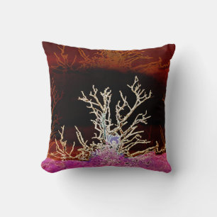 WINTER TREES THROW PILLOW