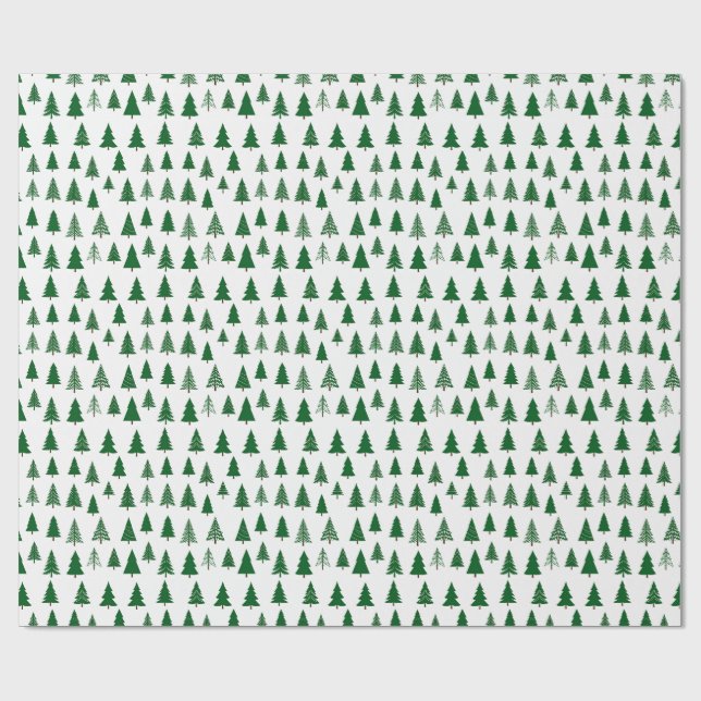 Winter Trees Wrapping Paper (Flat)
