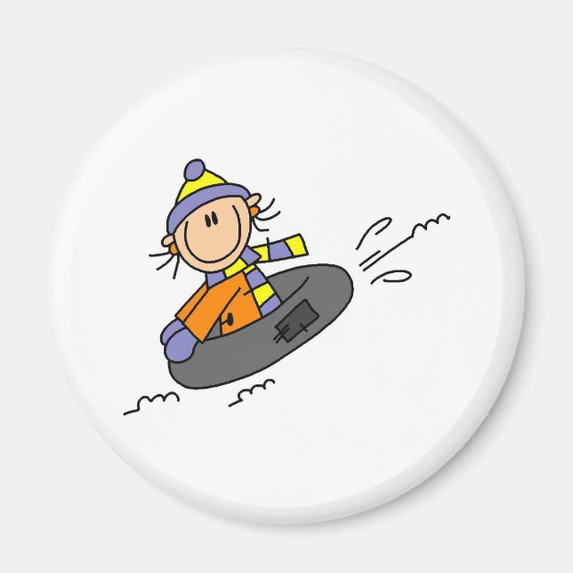 Winter Tubing Magnet (Front)