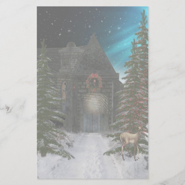 Winter Tunnel Stationery (Front)