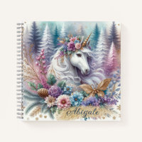 Winter Unicorn Magical Scene 3 - Personalize