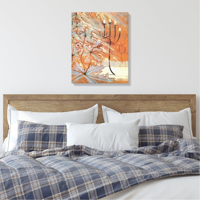 Winter (V) famous painting Canvas Print (Insitu(Bedroom))