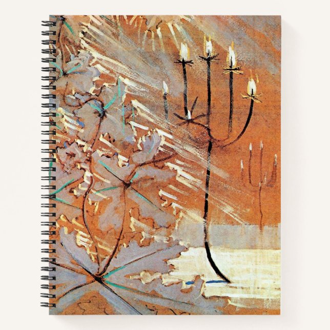 Winter (V) famous painting Notebook (Front)