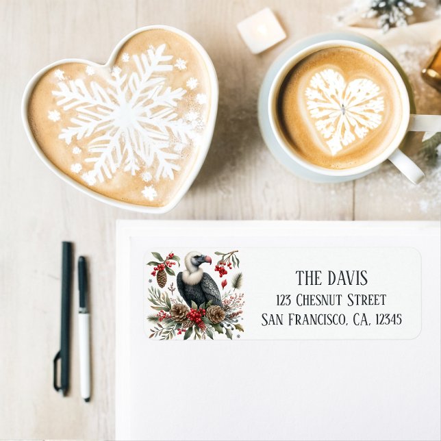 Winter Vibes California Condor - Return address  (Creator Uploaded)