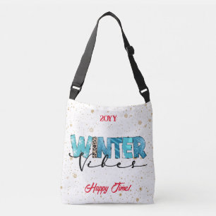 Winter Vibes Customize Crossbody Bag