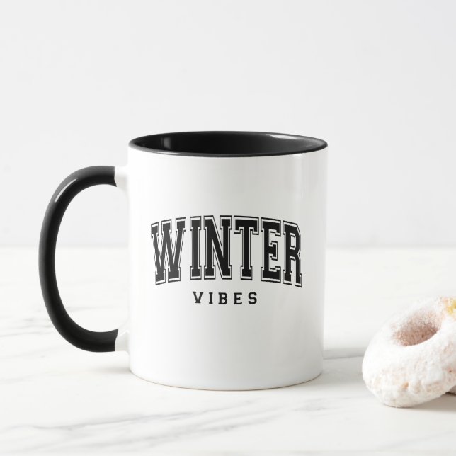 WINTER VIBES MUG (With Donut)