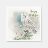 Winter vibes Owl -  Birthday Party -