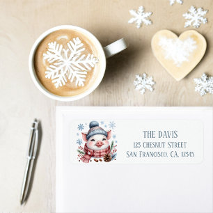 Winter Vibes Pig - Return address 