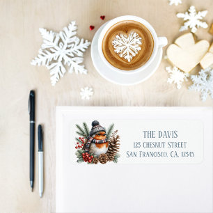 Winter Vibes Robin - Return address 