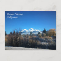 Winter View at Mount Shasta, CA