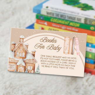 Winter Village Gingerbread House Books For Baby  Enclosure Card