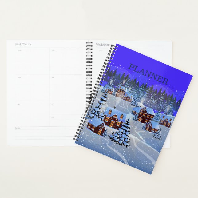 Winter Village Planner – Cozy Holiday Organizer (Display)