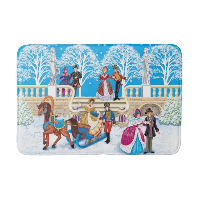 Winter walk bath mat (Front)