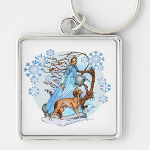 Winter Walk Keychain