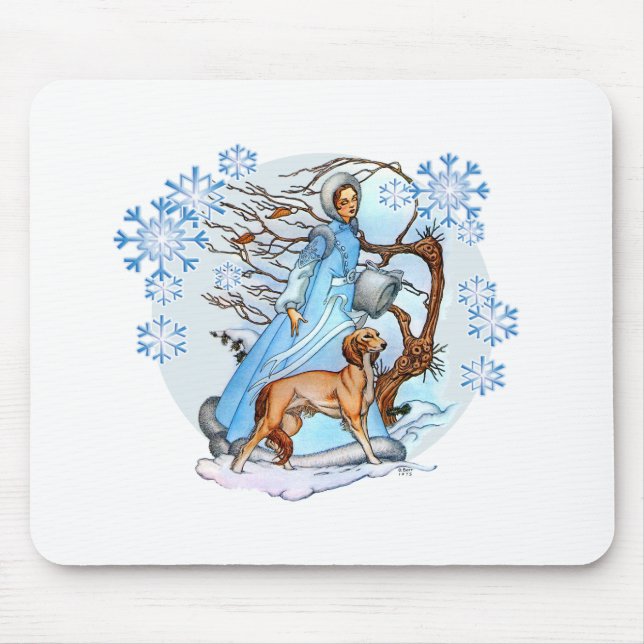 Winter Walk Mouse Pad (Front)