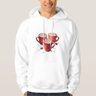 Winter Warmth – Hot Cocoa with Marshmallows  Hoodie