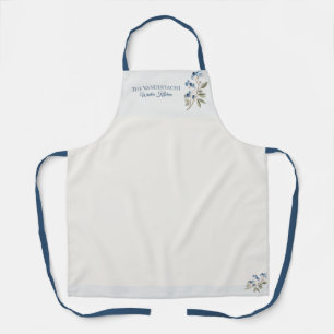 Winter Watercolor  Apron