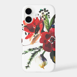 Winter Watercolor Elegant Floral Vintage
