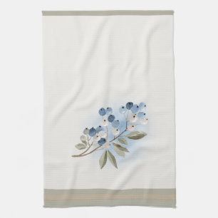 Winter Watercolor Kitchen Towel