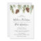 Winter Watercolor Pine Cone Wedding
